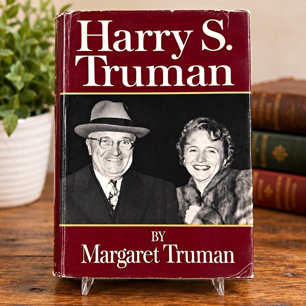 Harry S. Truman by Margaret Truman (1972, Hardcover) Inscribed DJ Vintage Bio